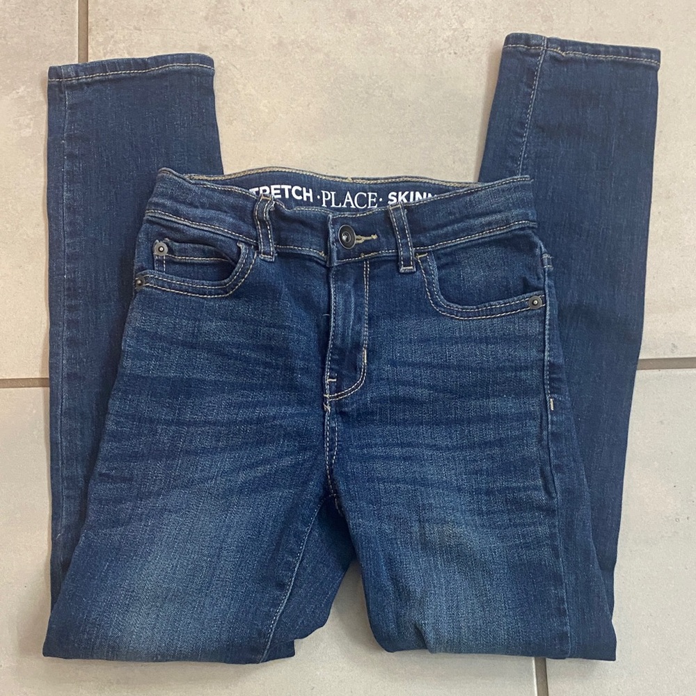 Place Kids Dark Blue Skinny Jeans size 8